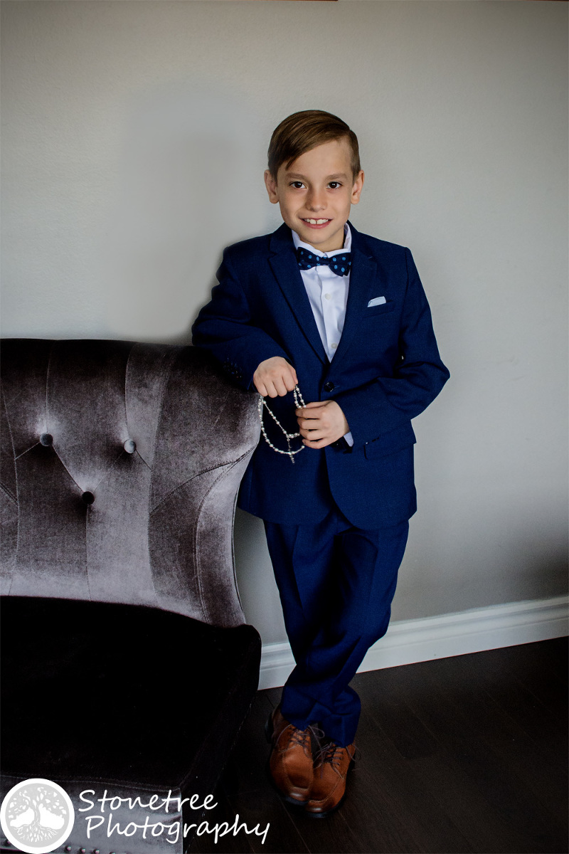 Navy blue hotsell first communion suit