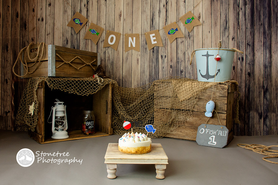 Cake Smash  O-Fish-ally One » Stonetree Photography