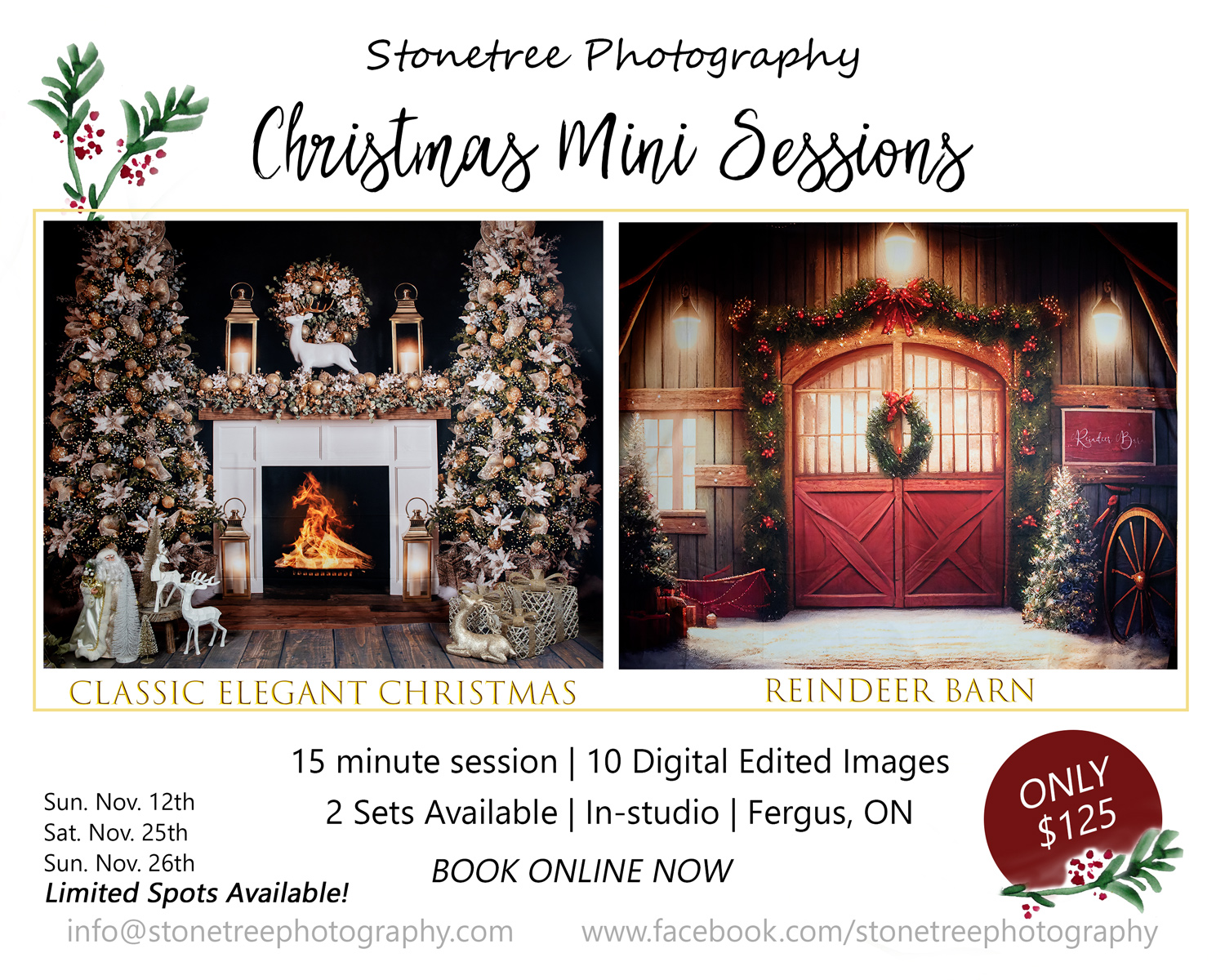 Christmas Mini Sessions 2023